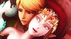 Link cuckolded by Princess Zelda enjoying Ganon’s Cock