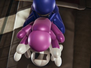 Among Us – blue fucks white and pink (futa) (japanese)